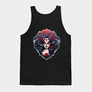 Muerta Calaca Calavera Day of the Dead Tank Top